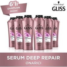 Gliss Serum Deep Repair Şampuan 360 Ml X 6 Adet