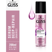 Gliss Serum Deep Repair Sıvı Saç Kremi 200 Ml X 2 Adet