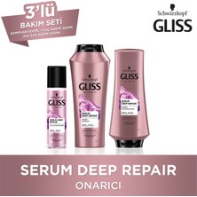 Gliss Gliss Serum Deep Repair Şampuan 500 Ml + Saç Kremi 360 Ml + Sıvı Saç Kremi 200 Ml