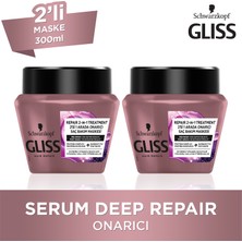 Gliss Serum Deep Repair Maske 300 Ml X 2 Adet