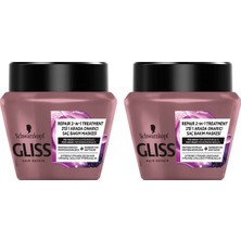 Gliss Serum Deep Repair Maske 300 Ml X 2 Adet