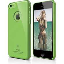 Elago iPhone 5c Slim Fit Series Yeşil Rubber Kılıf