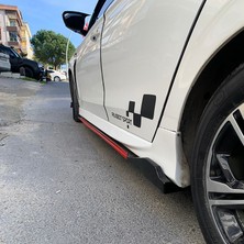Omg Oto Hyundai Accent Admire 1999-2005 Kırmızı Şeritli Yan Marşpiyel 2 Adet