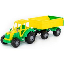 Kelebek Oyuncak Usta Yarı Römorklu Traktör - Yeşil