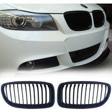 Akc Bmw E90 Lci Böbrek M Technic Tek Çizgi Mat Siyah  2009-2012