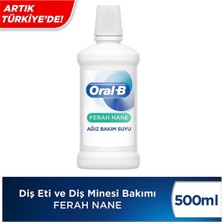 Oral-B Gum & Enamel Care Ekstra Ferah Diş Eti Ve Diş Minesi Onarım Ağız Çakalama Suyu 500 Ml