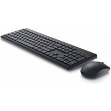 Dell KM3322W Kablosuz Klavye Mouse Set Türkçe Siyah 580-AKGI