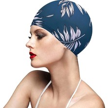 Tulipa Yüzücü Bonesi Yüksek Elastik Polyester Kumaş Su Geçirmez Bone Koruyucu Kulaklar (Yurt Dışından)
