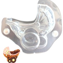 Pastry Planet 3D Bebek Arabasıı Şeffaf Çikolata Kalıbı