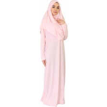 Zehranaz Namaz Elbisesi Açık Pembe 3xl