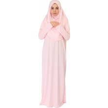 Zehranaz Namaz Elbisesi Açık Pembe 3xl