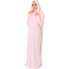 Zehranaz Namaz Elbisesi Açık Pembe 3xl