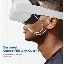 Oculus Quest 2 Için Gürültü Izolasyonlu Kulak Içi Kulaklık