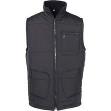 İş Güvenlik Store Içi Polarlı Iş Yeleği 3 Cepli Fermuarlı Şişme Anorak Yelek, Baba Yeleği