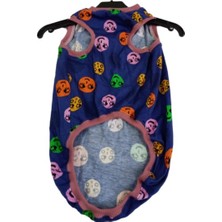 Gobo Gülen Emoji Desenli Kedi Köpek Kıyafeti Elbisesi