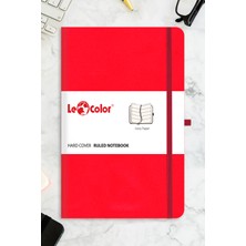 Le Color Rec Note Klasik 13X21 Defter Kırmızı