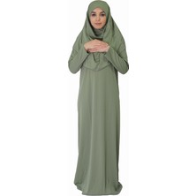 Zehranaz Namaz Elbisesi Açık Haki 3xl