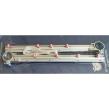 Geseus Çamaşır Kurutma Askısı Paslanmaz Alüminyum Katlanır Makaralı Çamaşır Askısı Kelepçeli