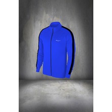 Poseidon Storm Büyük Beden Erkek Mavi Supra Penye Nefes Alabilir Kumaş Alt Rahat Eşofman Yürüyüş Takımı (4xl- 10XL)