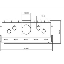 A.caminetti Flat 120×60 Ithal Şömine Haznesi , 5 Yıl Garantili