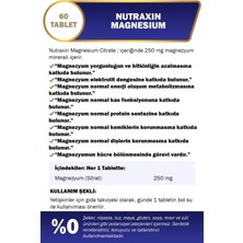 Nutraxin Vitals Magnesium Citrate 250 Mg 60 Tablet