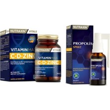 Nutraxin Propolis Içerikli Sprey 30 Ml+Vitamin Max 60 Tablet