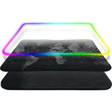 HuahaiLed'ler Rgb Mouse Pad 14 Aydınlatma Modları Oyun Kaymaz Mousepad - 800 x 300 x 4 mm (Yurt Dışından)