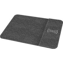 HuahaiÇok Fonksiyonlu 10W Qi Kablosuz Şarj Mouse Pad - Siyah (Yurt Dışından)