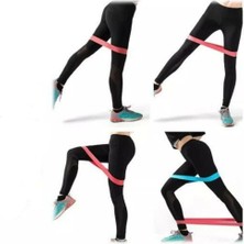 Easy Toptan Pilates Squat Aerobik Spor Egzersiz Direnç Lastiği 5 Li Paket
