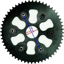 İTHAL Yuki 250 Izci Cross Arka Dişli 428-56T Iç 45 mm 6 Takozlu