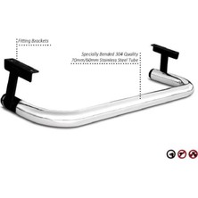 Özcan Krom Isuzu D-Max Arka Koruma U Model Krom 2012-2020