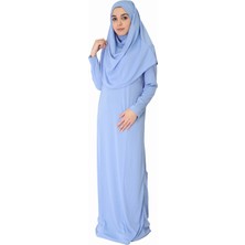 Zehranaz Namaz Elbisesi Bebe Mavisi S