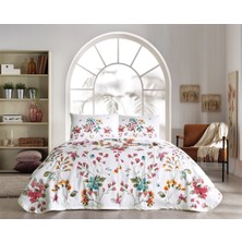 Taç 5058 Edolie V01 Pembe Çift Kişilik Pike Takımı 200 x 230 cm