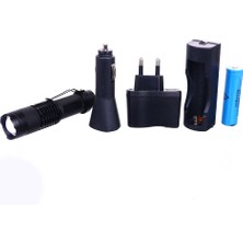 Watton Orjinal 800 Lümen T6 Şarjlı El Feneri WT-086