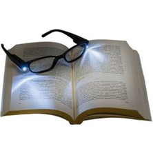 Qosrix LED Işıklı Gözlük Kitap Okuma Camsız Çerçeve