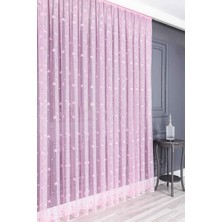 Evdepo Home Kullanıma Hazır Ekstraforlu Pilesiz Tül Perde Tek Kanat - Ekru 260 x 270 cm