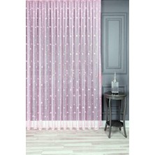 Evdepo Home Kullanıma Hazır Ekstraforlu Pilesiz Tül Perde Tek Kanat - Ekru 260 x 270 cm