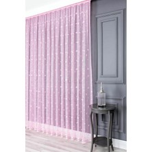 Evdepo Home Kullanıma Hazır Ekstraforlu Pilesiz Tül Perde Tek Kanat - Ekru 260 x 270 cm