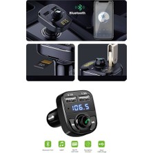 Noyiska Transmitter Çakmaklık Şarj Araç Bluetooth Oppo Reno 2 3 4 5 Reno 7 Pro Z Lite Ace Serileri Uyumlu