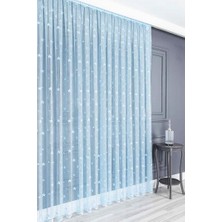 Evdepo Home Kullanıma Hazır 1/2,5 Normal Pile Tül Perde Tek Kanat -  100 x 260 cm