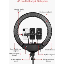 Zore Rl-18 Işıklı Telefon Tutucu Ring Light