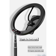 Zore 26 cm Foldable Işıklı Telefon Tutucu Ring Light