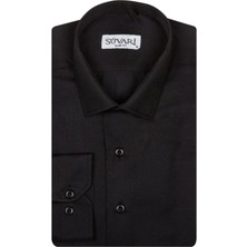 Slim Fit Armür Desenli Erkek Gömlek
