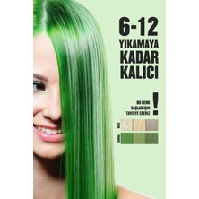Color Rebel London Color Rebel Parabensiz & Amonyaksız Yeşil Geçici Saç Boyası
