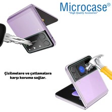 Microcase Samsung Galaxy Z Flip 3 Kamera Camı Lens Koruyucu Tempered Glass