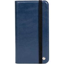 HTstore Xiaomi Redmi Note 9s Kılıf Htstore Zore Multi Cüzdan Kılıf-Lacivert