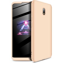 HTstore Xiaomi Redmi 8A Kılıf Htstore Zore Ays Kapak-Gold