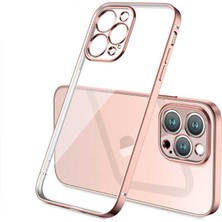 Apple iPhone 13 Pro Max Kılıf Htstore Gbox Kapak-Gold