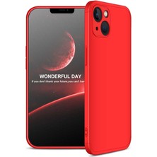 Apple iPhone 13 Mini Kılıf Htstore Ays Kapak-Kırmızı