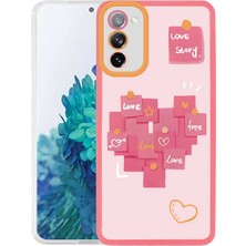 HTstore Samsung Galaxy S20 Fe Kılıf Htstore Htstore Zore M-Fit Desenli Kapak